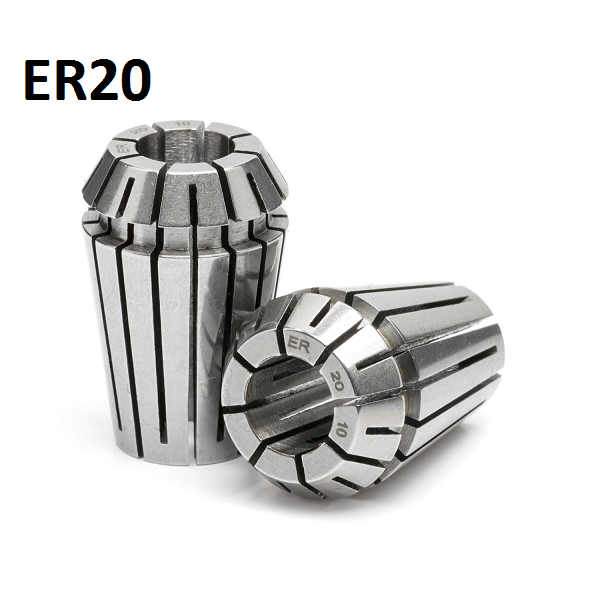 2.5mm - 2.0mm ER20 Standard Accuracy Collets (10 micron)